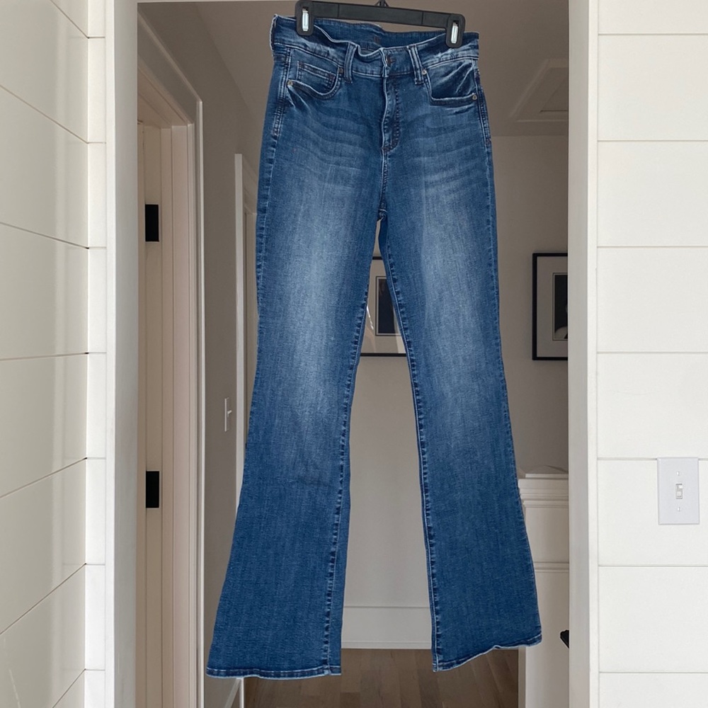 Dark Wash Fab Ab Baby Bootcut Jeans from KUT size 8